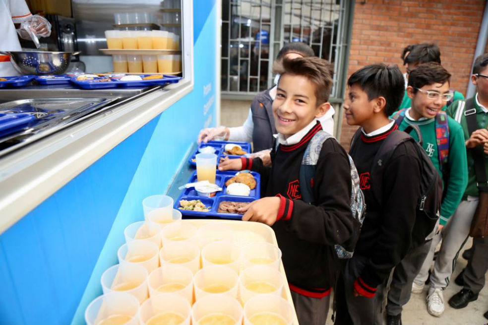 152 comedores escolares operan en colegios oficiales de Bogotá