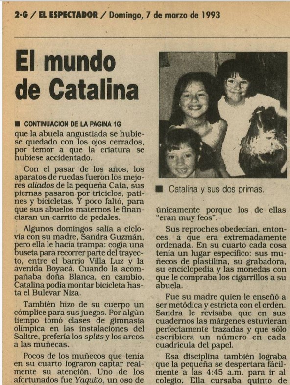 En el Jardín de la Siempreviva, en la carrera 1 con calle 19ª se realizó un homenaje a Sandra Catalina Vásquez, la niña de nueve años, que fue asesinada en una estación de Policía de Bogotá.