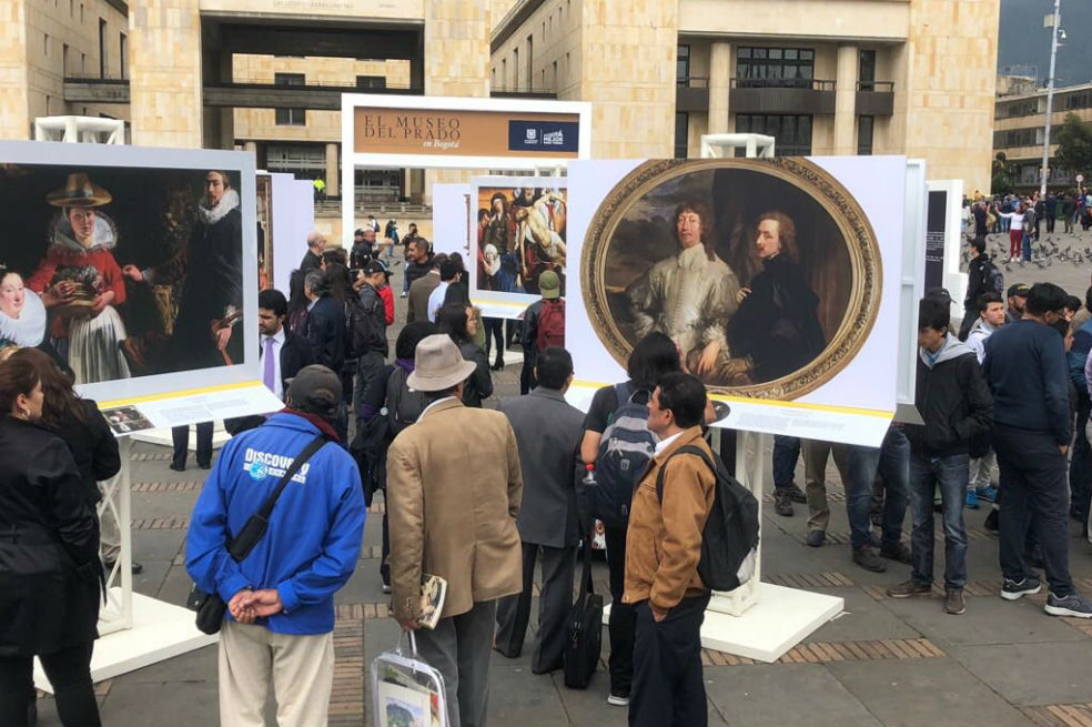 En su primer día, 5.200 personas visitaron réplicas del Museo del Prado en Bogotá