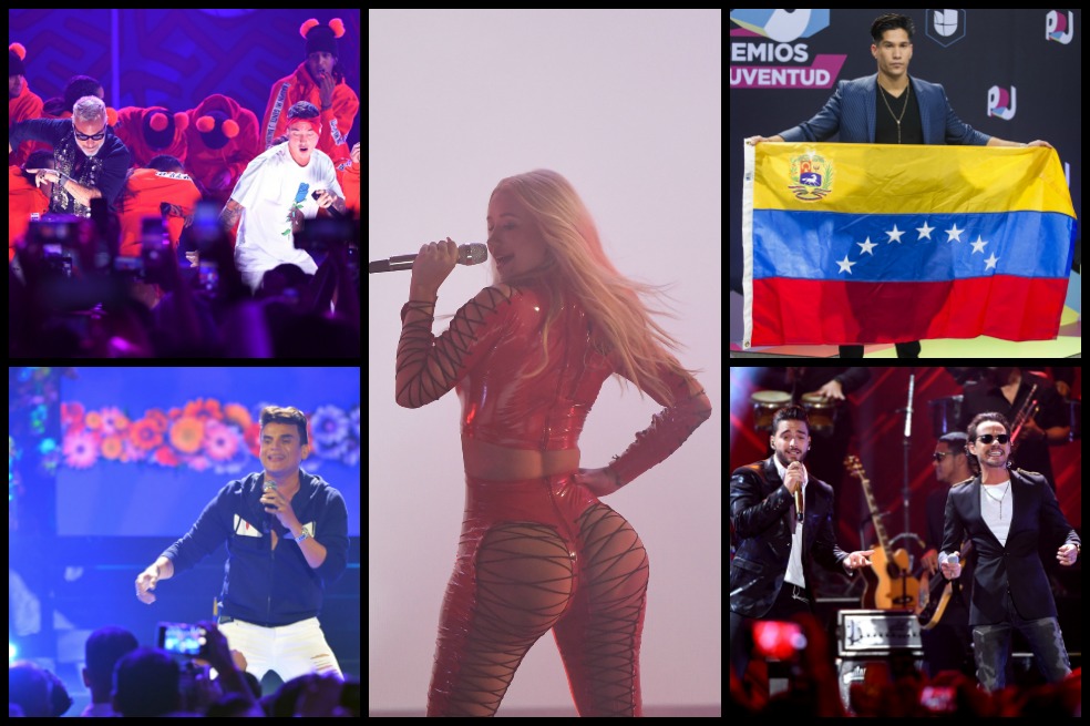 J Balvin, Gianluca Vacchi, Maluma e Iggy Azalea en los Premios Juventud 2017