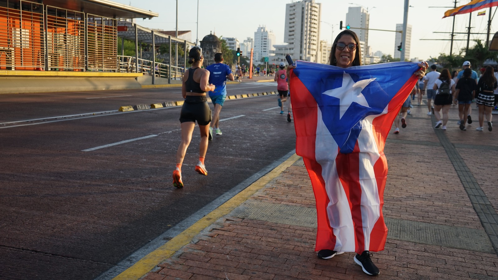 Sharon Febres Hernández, vino de Puerto Rico a ver competir a su hijo Fernando, esto ha sido una maravillosa experiencia que volveremos sin falta a repetir.