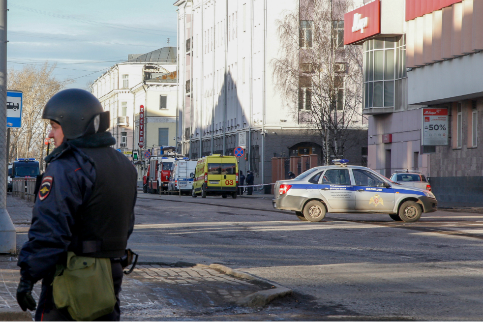 Un muerto tras explosión en sede regional de servicio de seguridad interior ruso