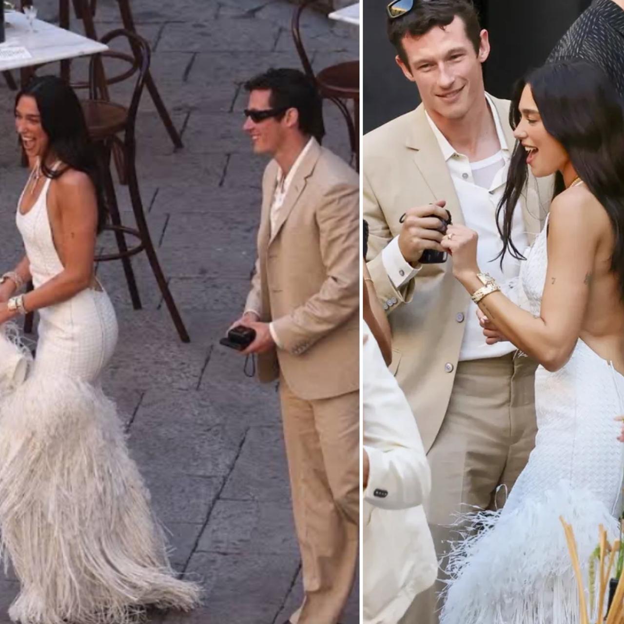 Dua Lipa y Callum Turner: Su segunda boda duró tres días. Invitados, cuánto costó y más