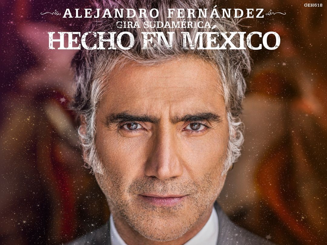 “Hecho en México”, Alejandro Fernández anunció conciertos en Colombia