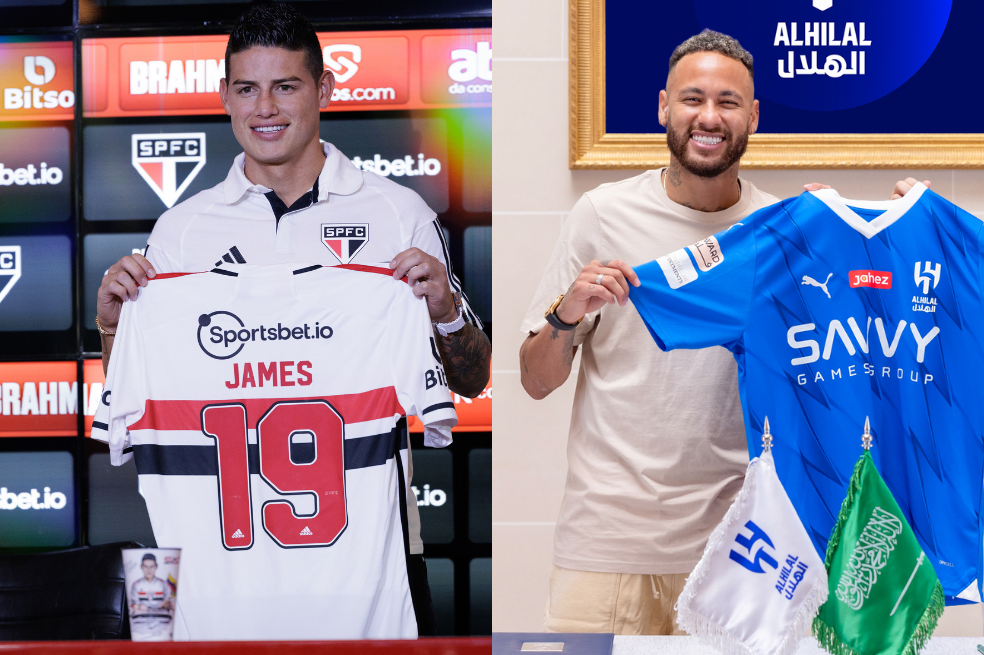 James y Neymar: las dos estrellas de una generación que aspiraban a mucho más