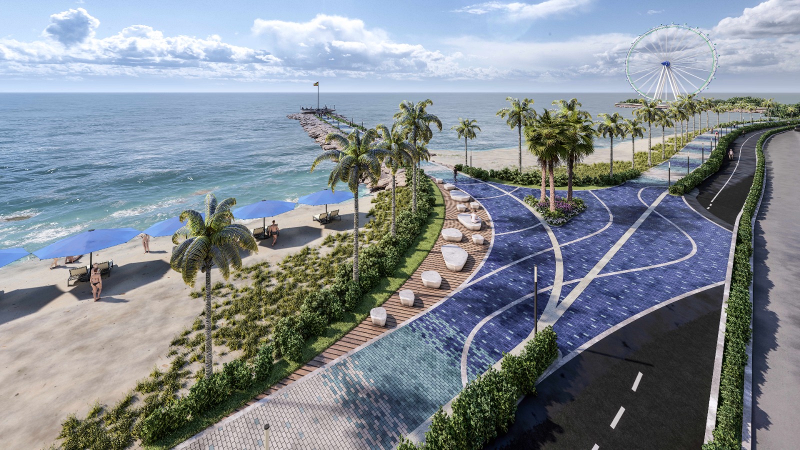 En Cartagena, un espacio se extenderá frente al mar