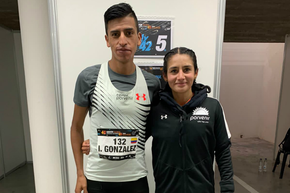 Iván González y Angie Orejuela, con registro mínimo para Olímpicos de Tokio