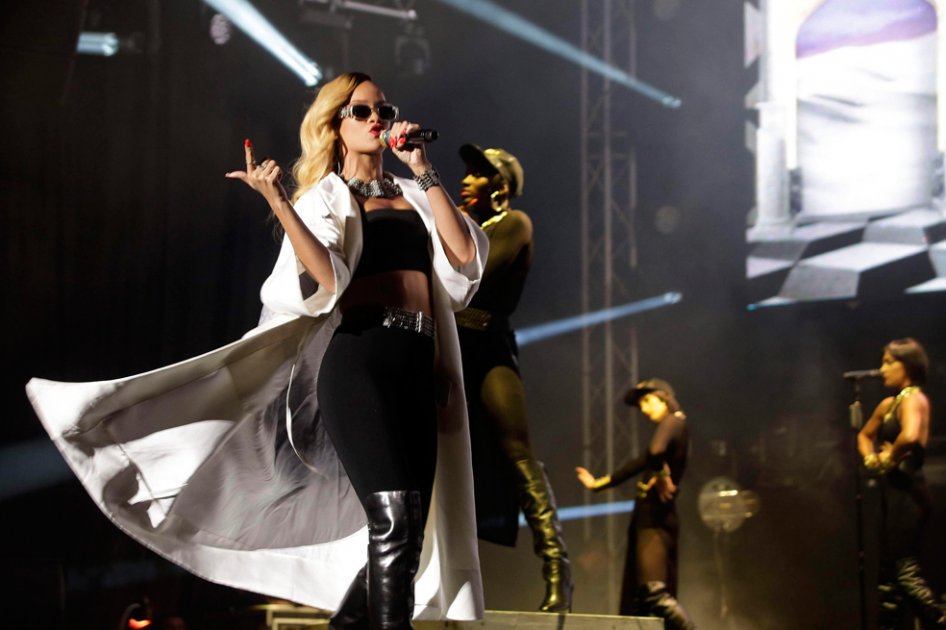 Rihanna comenzó el tramo europeo de su "Diamonds World Tour" España.