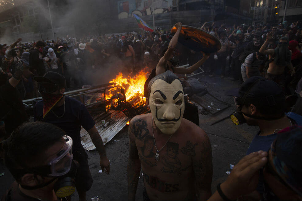 En Chile las protestas no paran ni en vacaciones