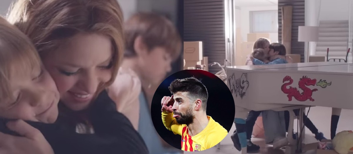 ¿Piqué demandará a Shakira porque sus hijos cantaron en el video de ‘Acróstico’?