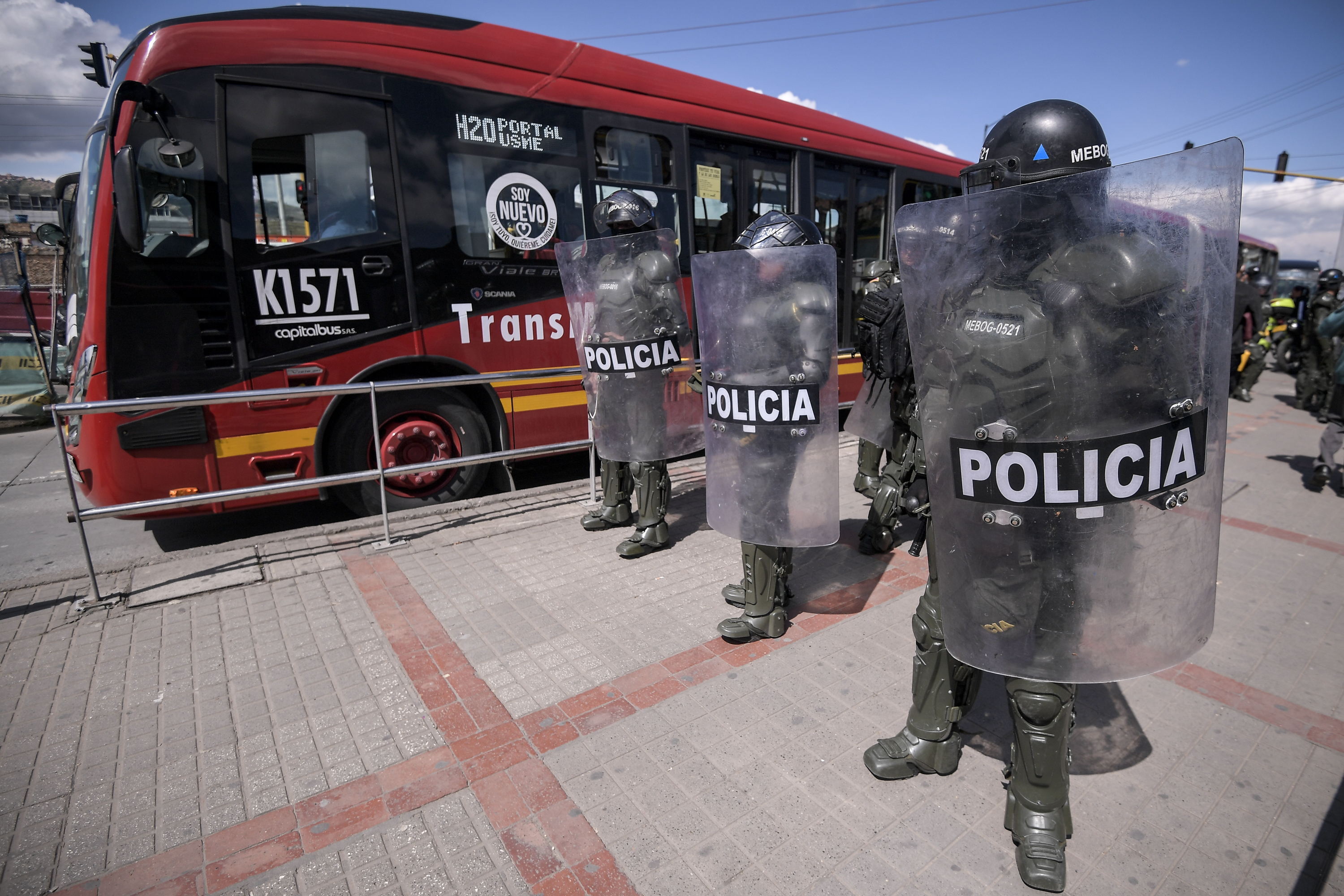 Protestas en Transmilenio por aumento de tarifas