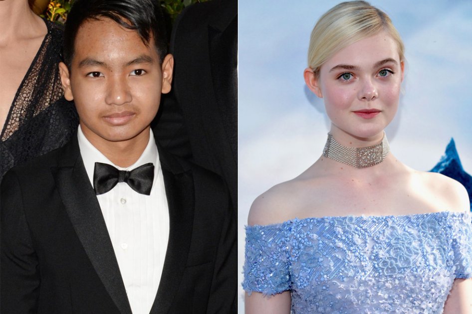 Hijo de Angelina Jolie, enamorado de Elle Fanning