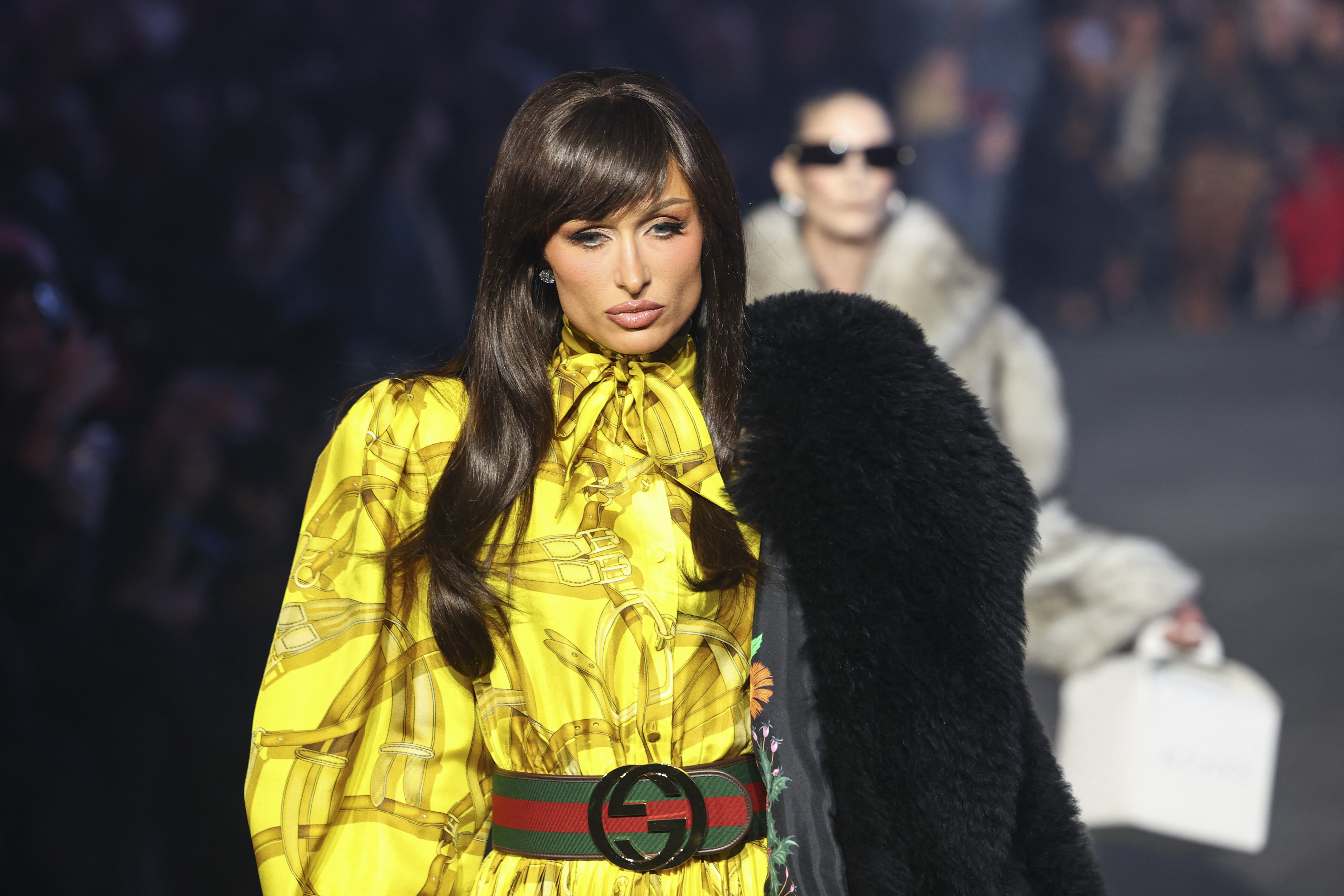 Paris Hilton y Cindy Crawford: entre las modelos del desfile de Gucci en Times Square