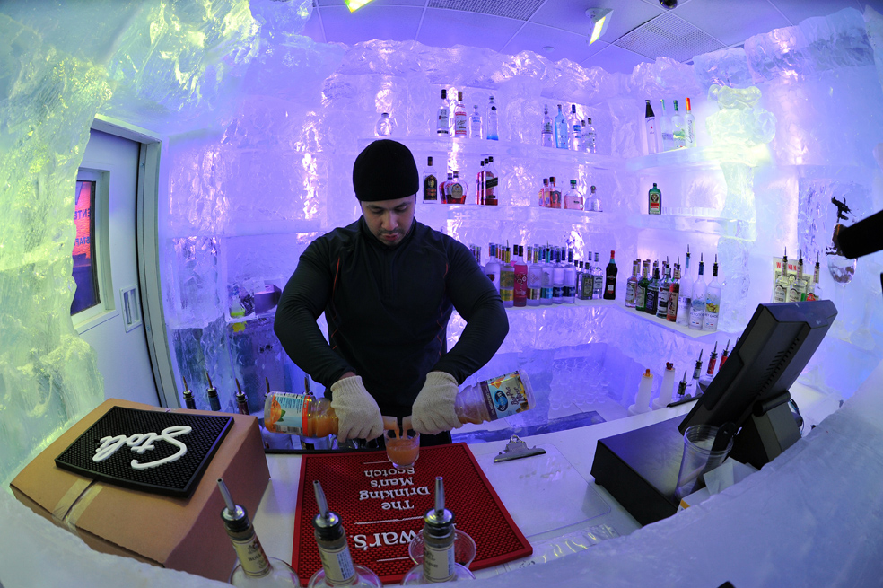 El primer bar de hielo en Nueva York