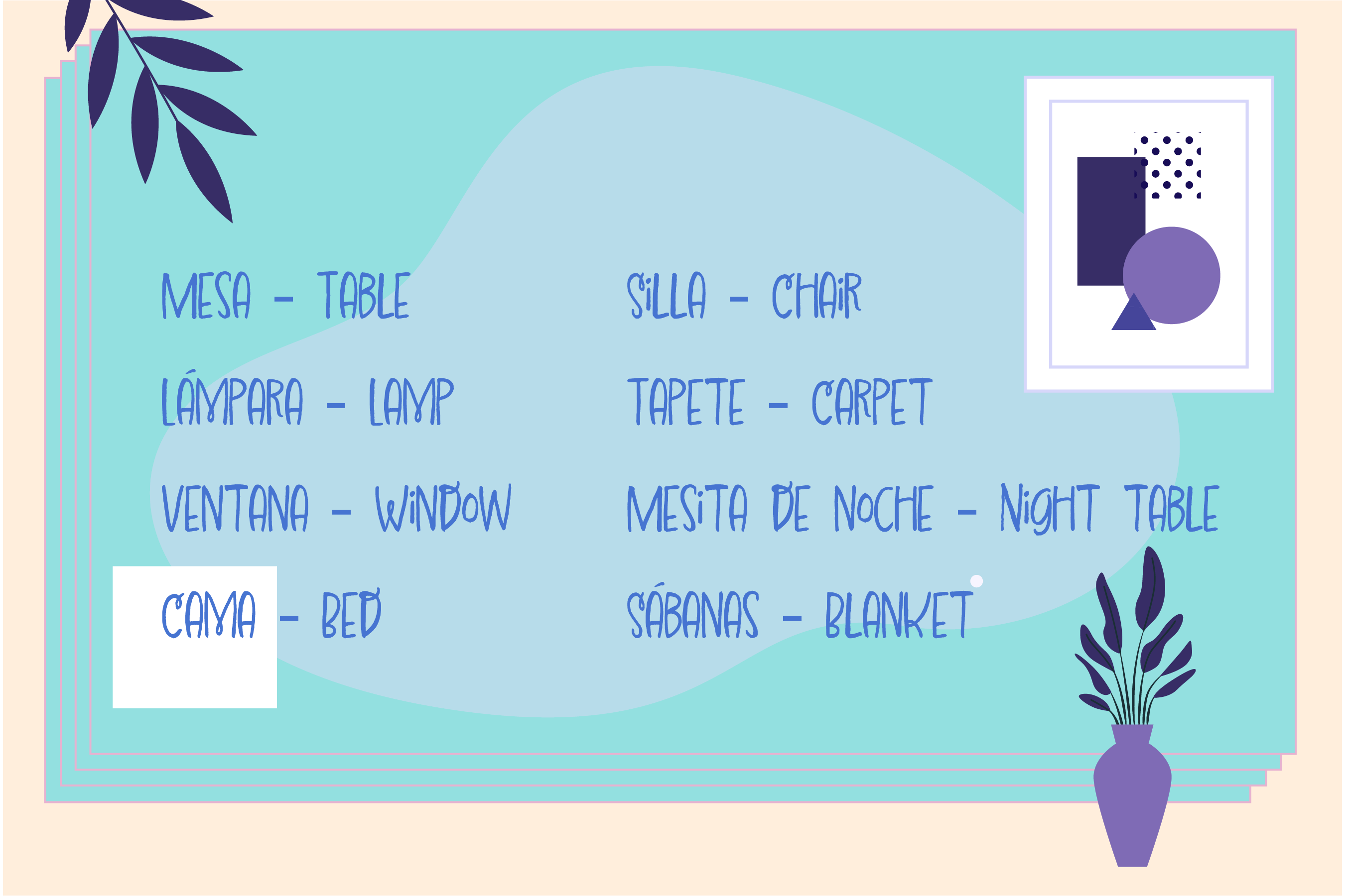 Tema 4 Objetos de la casa en inglés