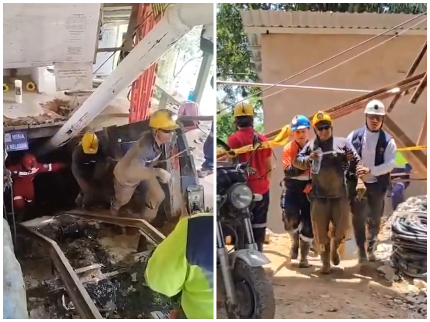 Finalizó el rescate de los 23 mineros atrapados en socavón en Segovia, Antioquia