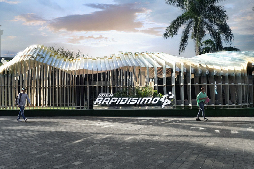 Arte y sostenibilidad juntas en el estand de Inter Rapidísimo en Colombiamoda