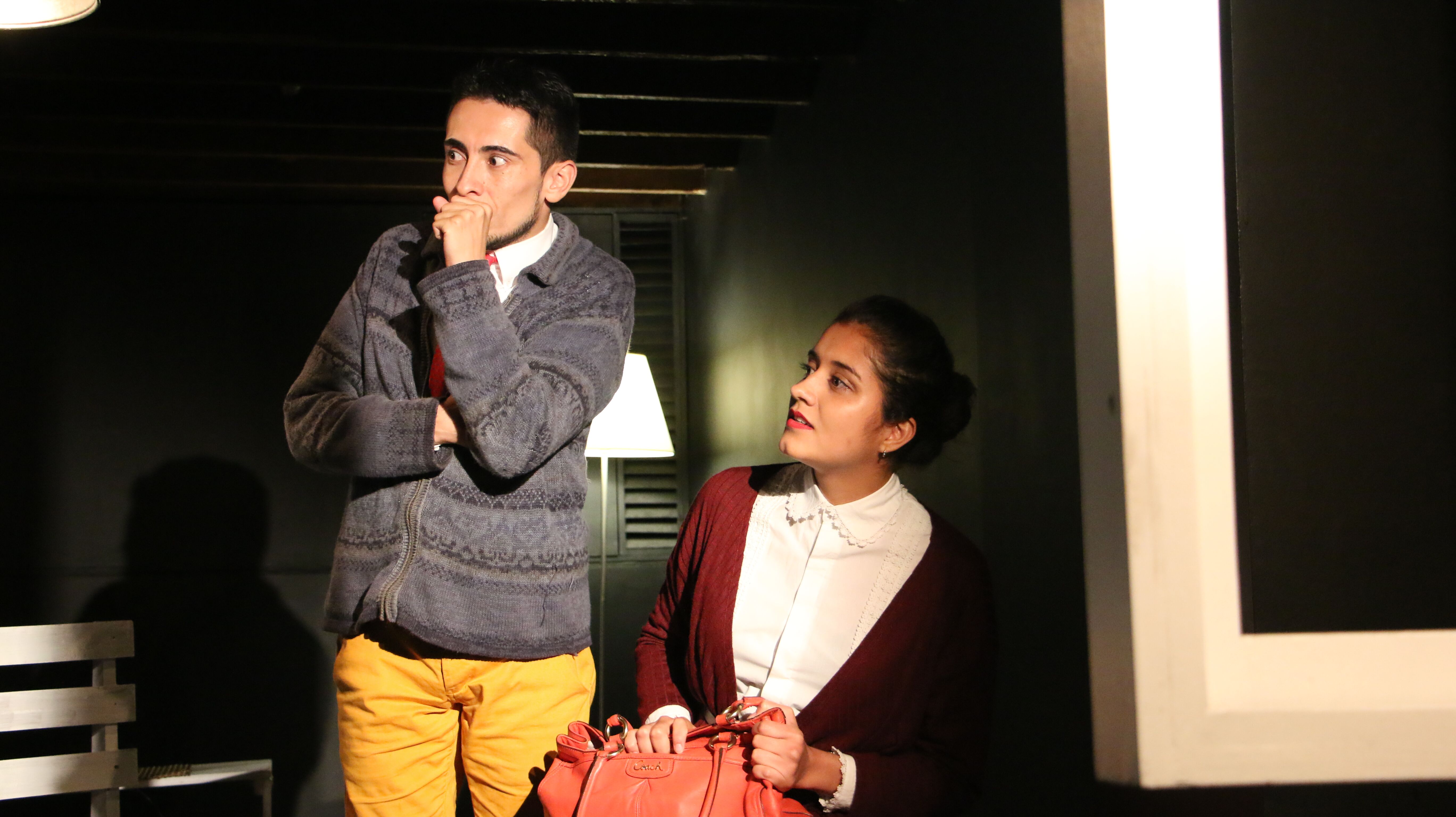 Imagen de una de las escenas de la obra Terapia de pareja, que se presenta en la sala CNA.  / Cortesía Compañía CNA   