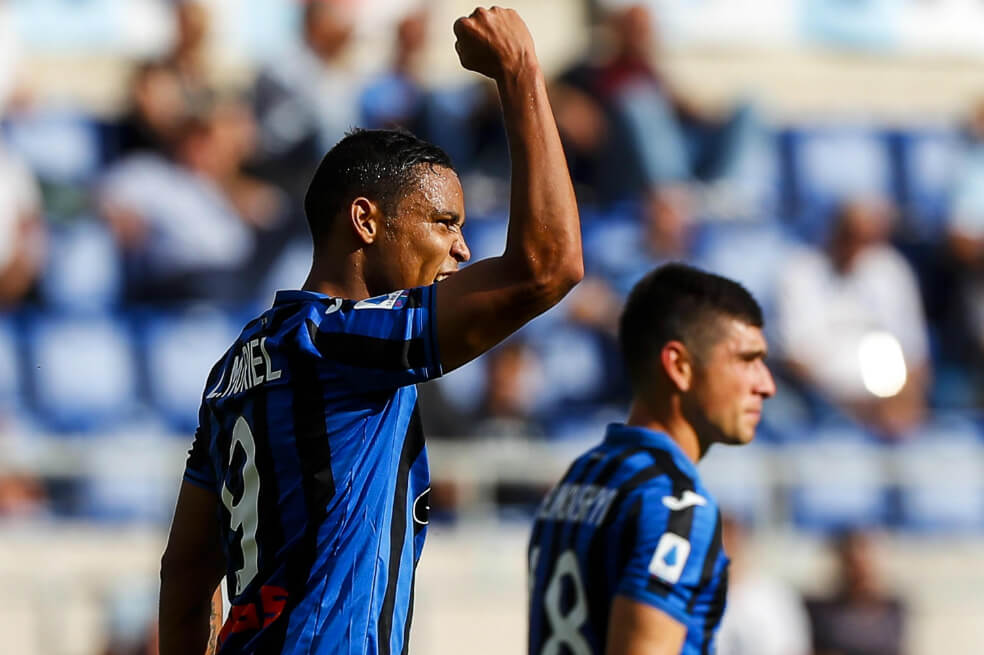 Doblete de Muriel en empate 3-3 del Atalanta en su visita a Lazio