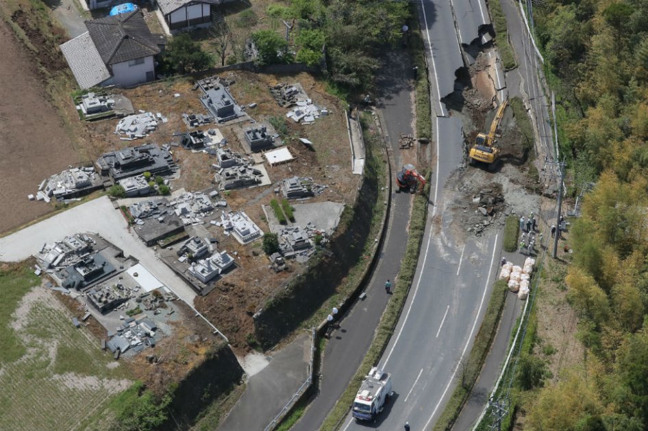 Terremoto de 7,3 en el sur de Japón se cobró otras nueve vidas