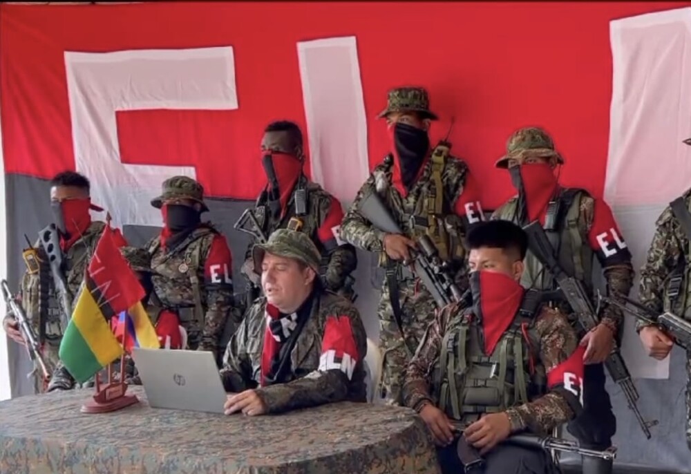 Gabriel Yépez ('HH'), líder del frente Comuneros del Sur.