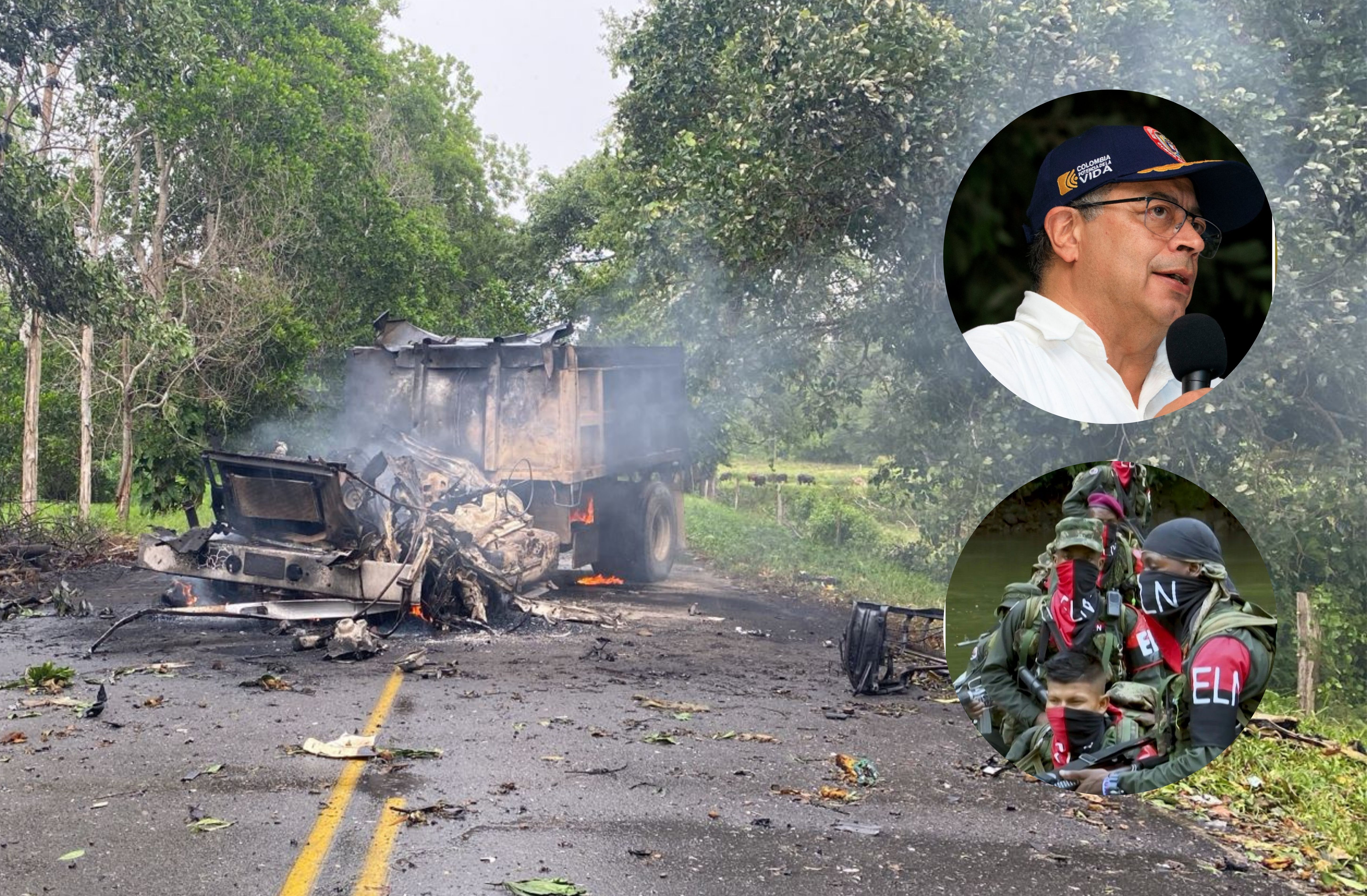 Diálogos de paz con el ELN quedan en la cuerda floja tras atentado en Arauca