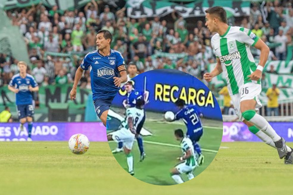 Polémica en Nacional vs. Millonarios: ¿fue mano y penalti de Juan Carlos Pereira?