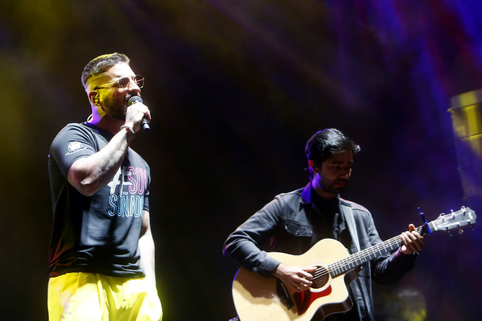 Maluma cantó ante los niños de su fundación «El Arte de los Sueños»