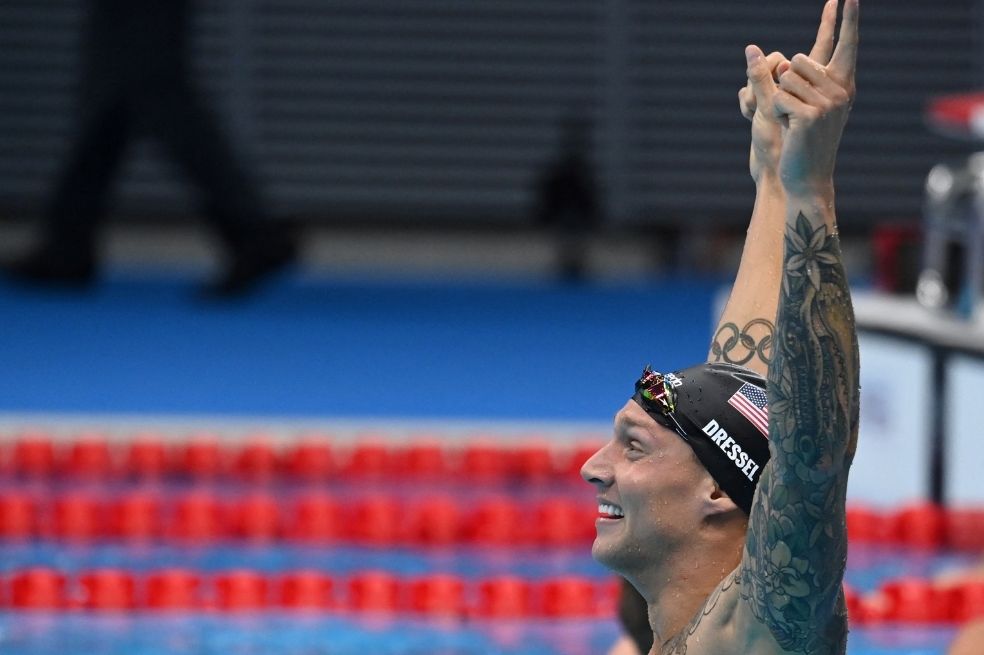 Caeleb Dressel se llevó la prueba reina de la natación con marca olímpica incluida