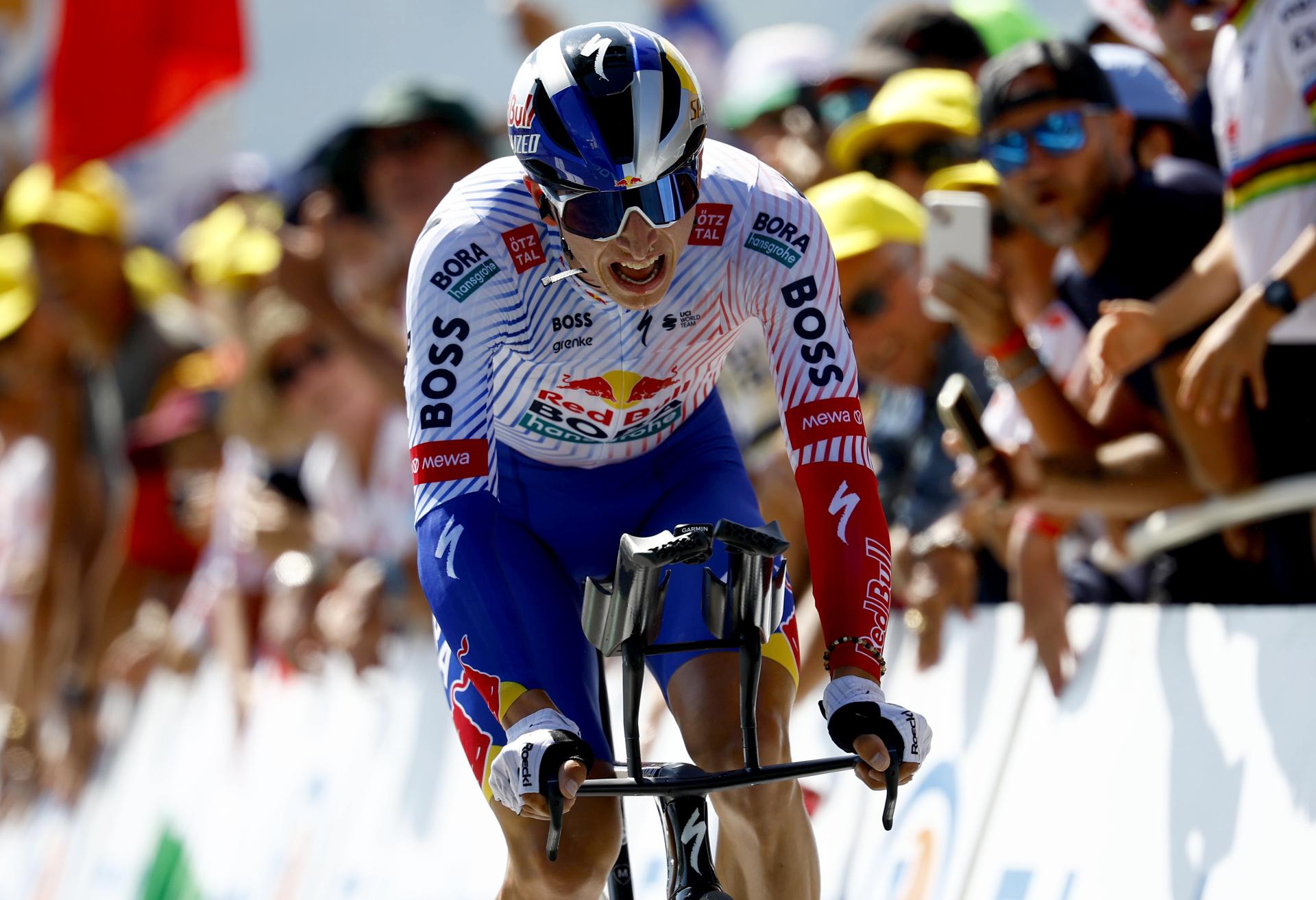 Florian Lipowitz, el joven escalador que se trepó al podio del Tour de Francia