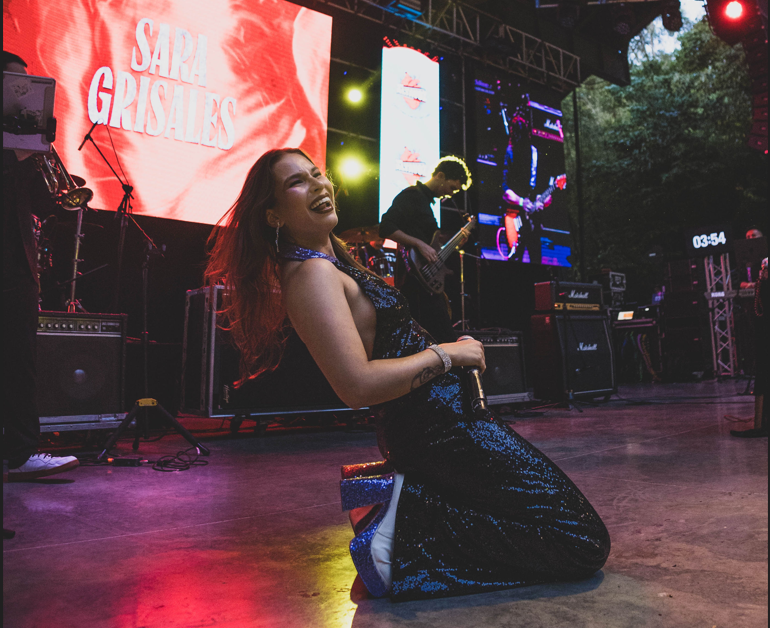 Show de Sara Grisales en Ciudad Altavoz el sábado 11 de julio de 2026.