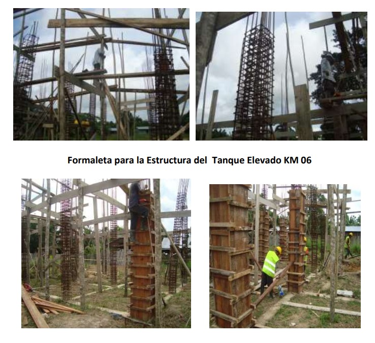 Estado de la obra en el resguardo del km6 en 2013. / Cortesía