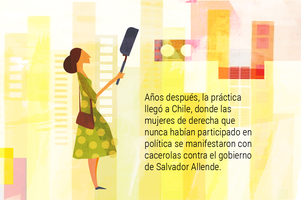 ¿Fue un invento chileno o venezolano? La larga historia de los ‘cacerolazos’