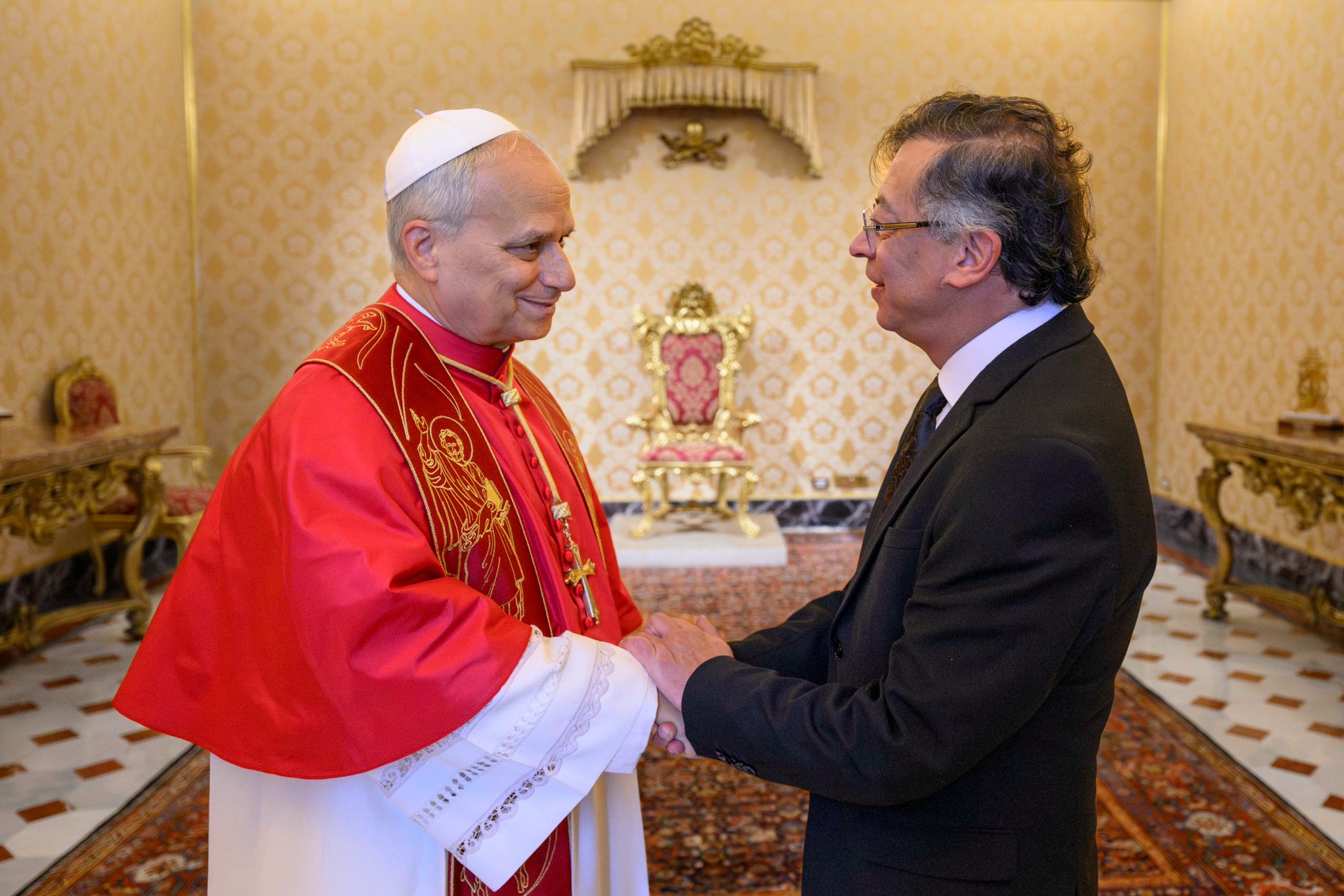 Presidente Petro se reunió con el papa León XIV: hablaron de cambio climático y seguridad