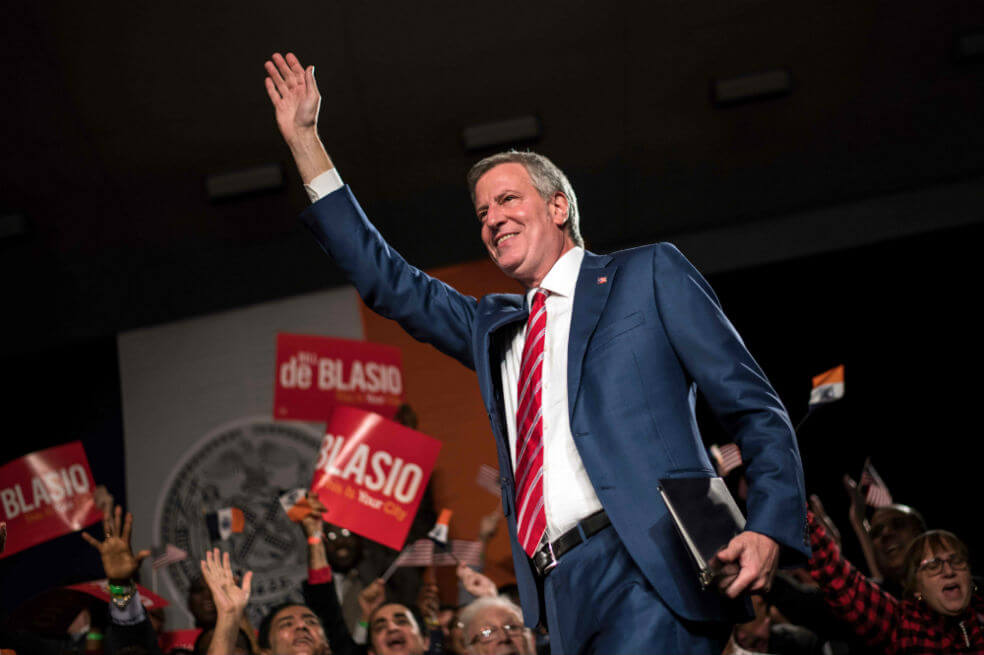 Bill de Blasio, alcalde de Nueva York, anuncia su candidatura a la presidencia de EE. UU.