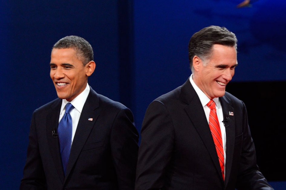 Romney se creció y Obama se vio débil