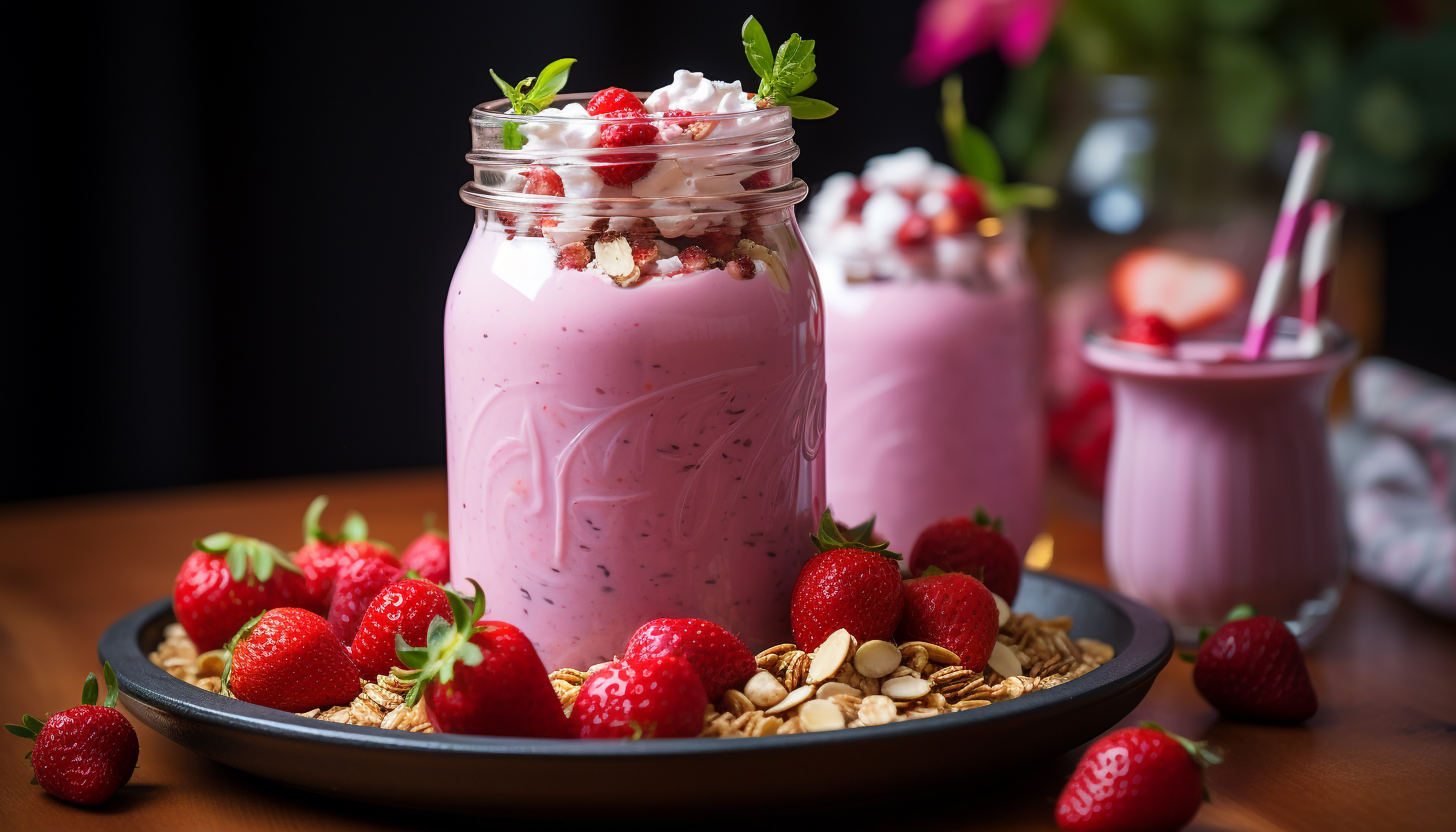 Los batidos pueden ser una excelente manera de obtener más fibra y probióticos en tu dieta, ambos son beneficiosos para tu sistema digestivo.
