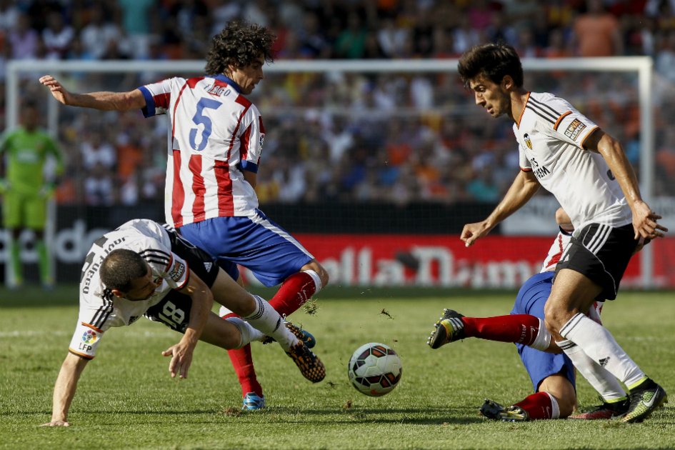 Valencia doblegó a Atlético de Madrid en Mestalla