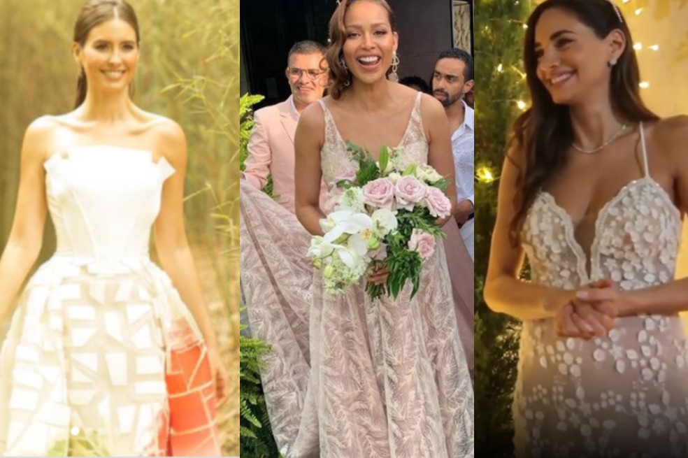Así fueron los matrimonios de Taliana Vargas, Valerie Domínguez  y Andrea Tovar