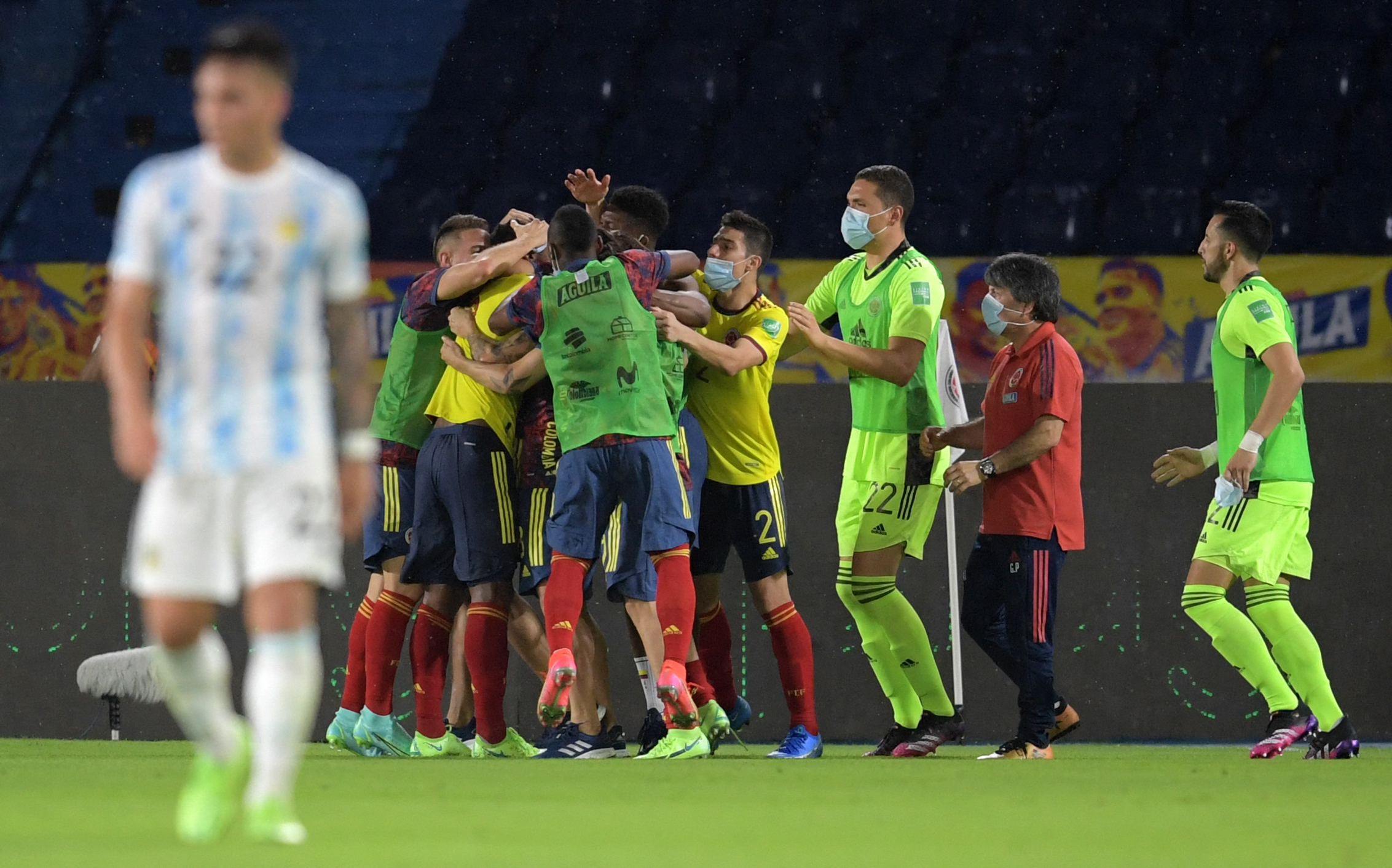 Milagroso: Colombia le empató a Argentina en el último suspiro