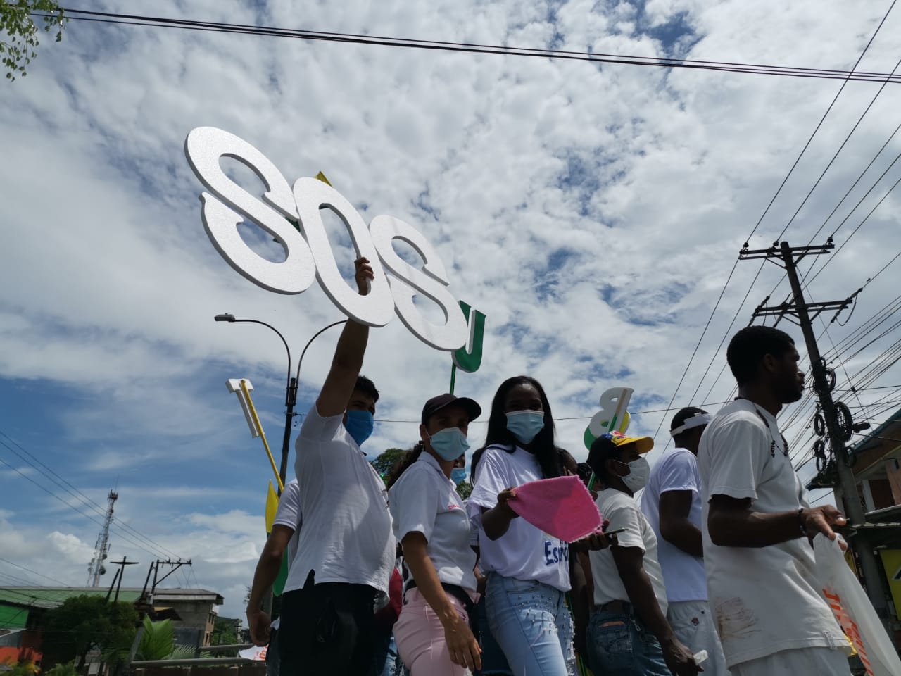 Buenaventura resiste: así fue la cadena humana por la paz