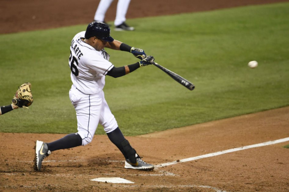 Yangervis Solarte, de Los Padres de San Diego. Foto: AFP