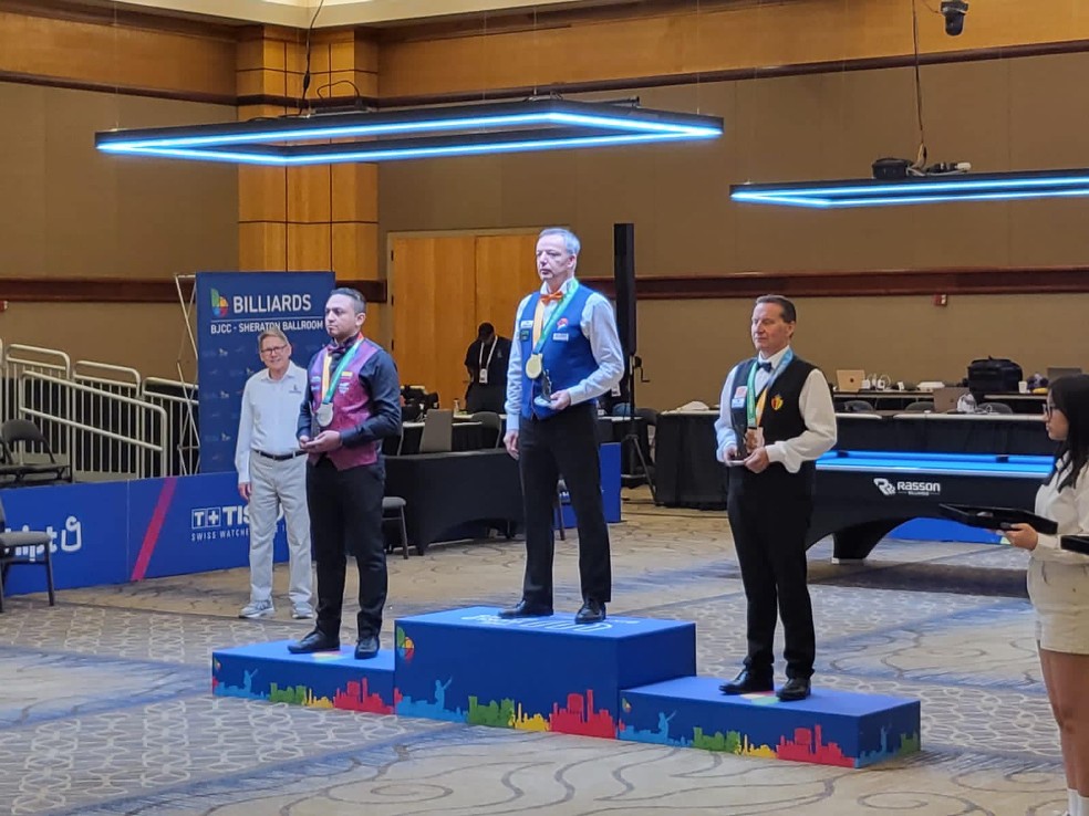 Colombia, subcampeón individual de billar a tres bandas en los Juegos Mundiales