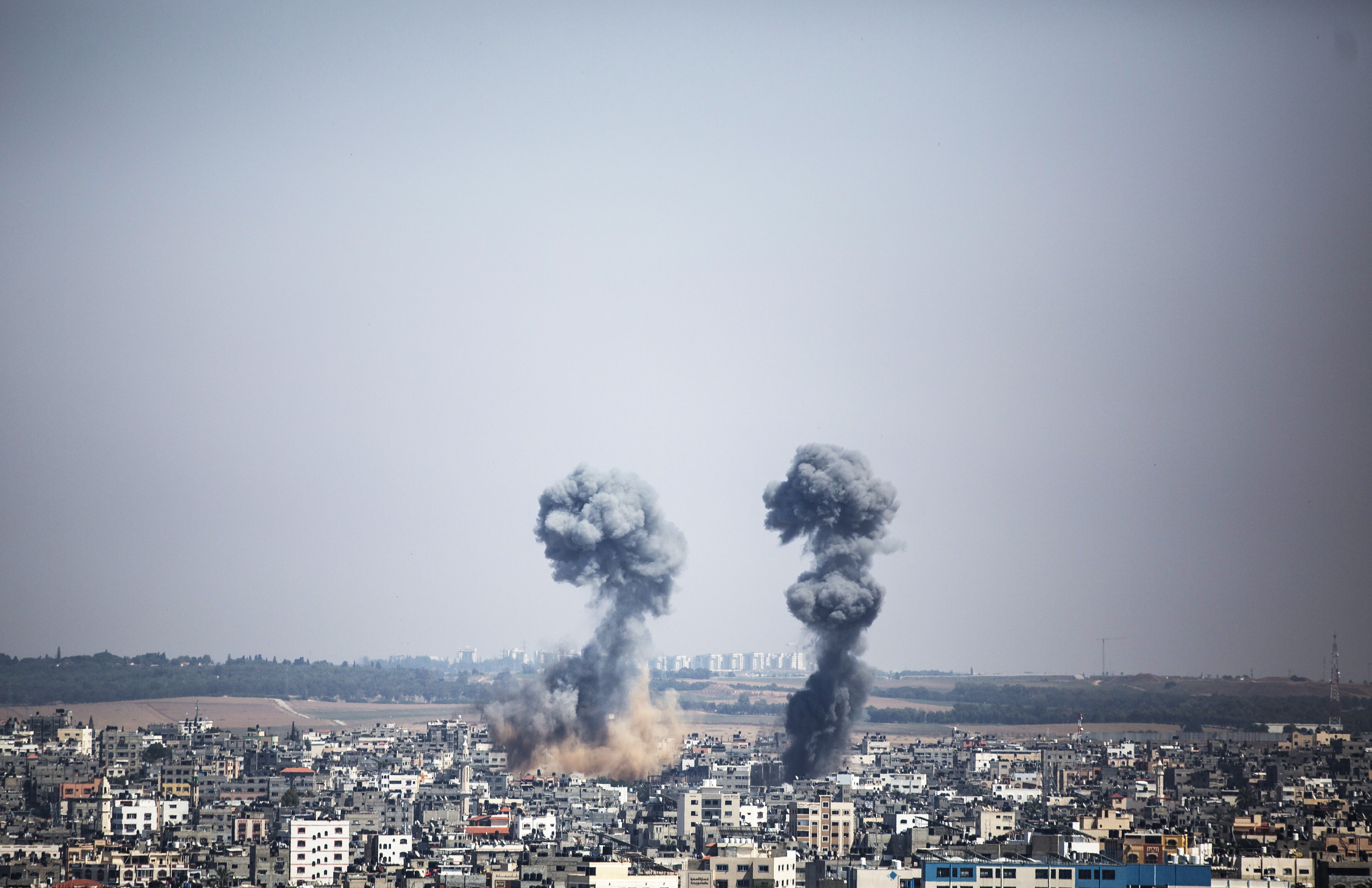 Sesenta proyectiles fueron lanzados desde Gaza a Israel