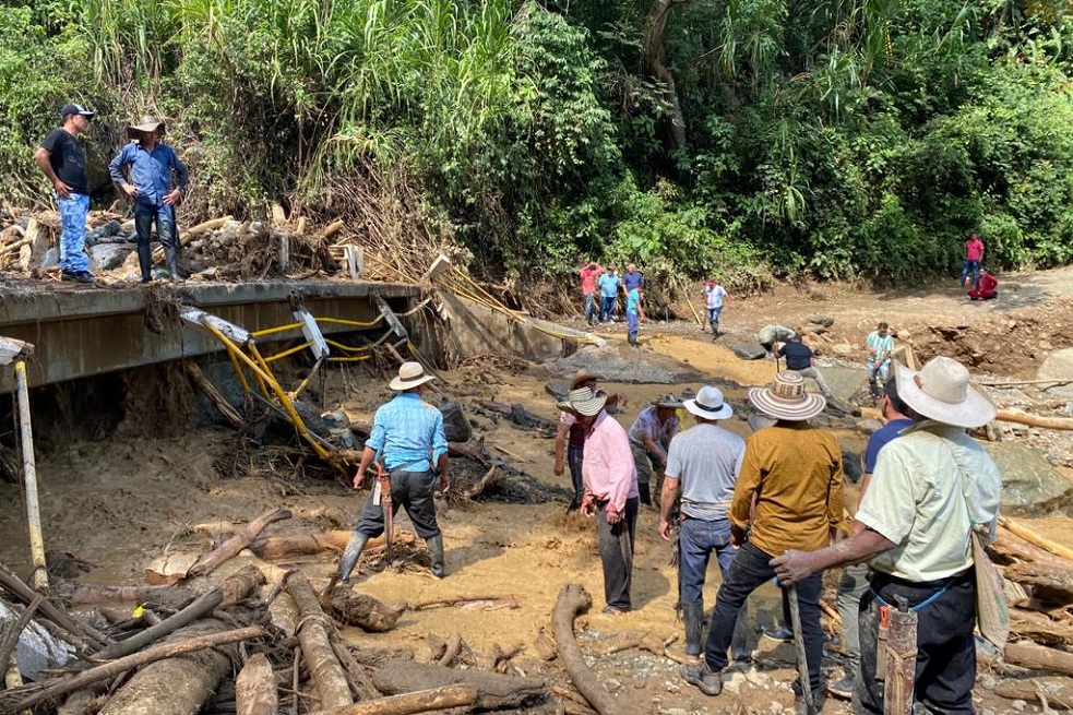 El fenómeno de la niña sigue causando problemas en el norte y nordeste Antioquia