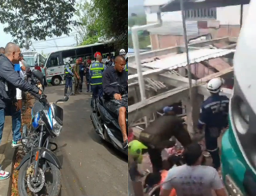 Nueve heridos, entre ellos seis menores de edad, deja accidente de tránsito en Cali