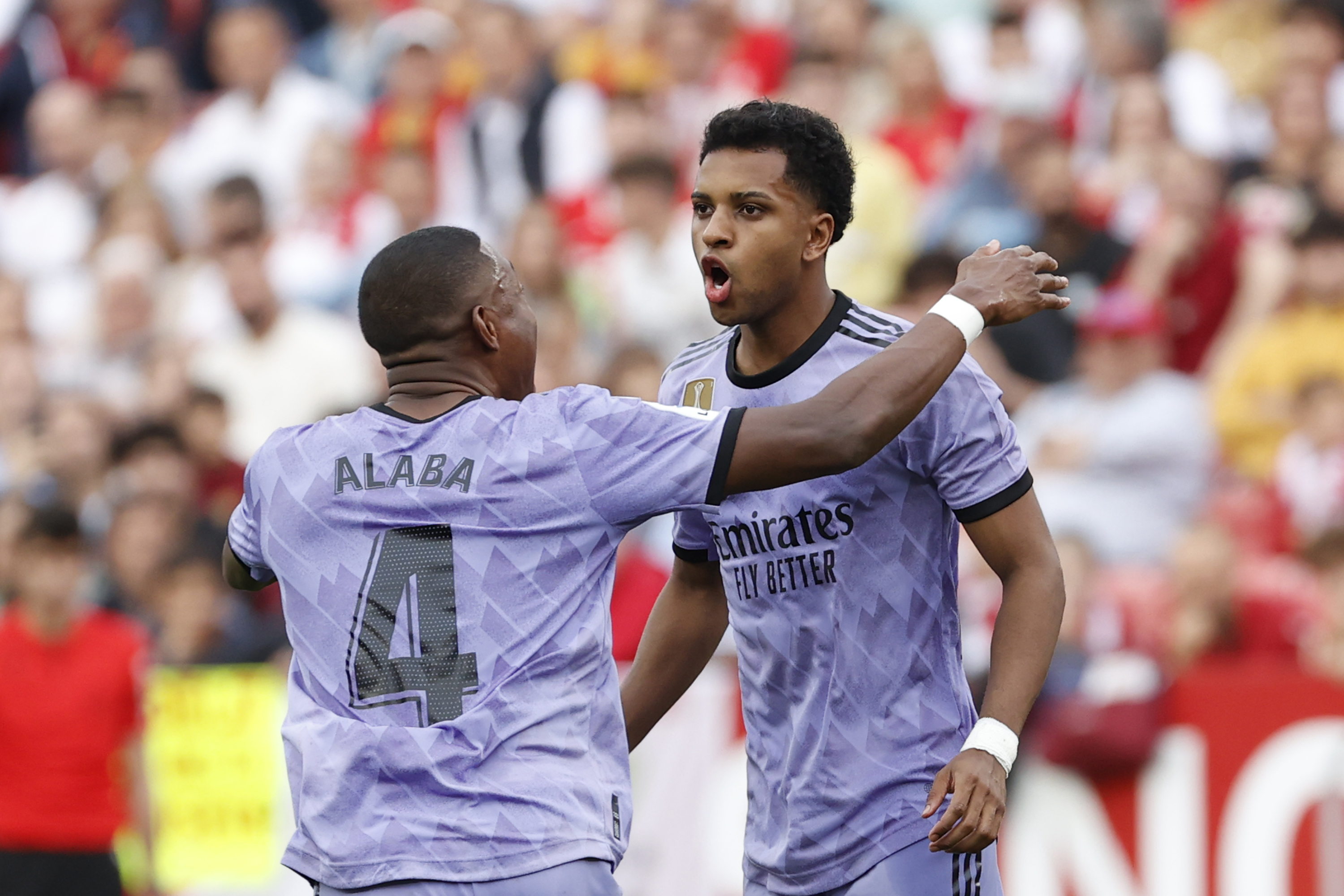 Con doblete de Rodrygo Real Madrid logró vencer a Sevilla