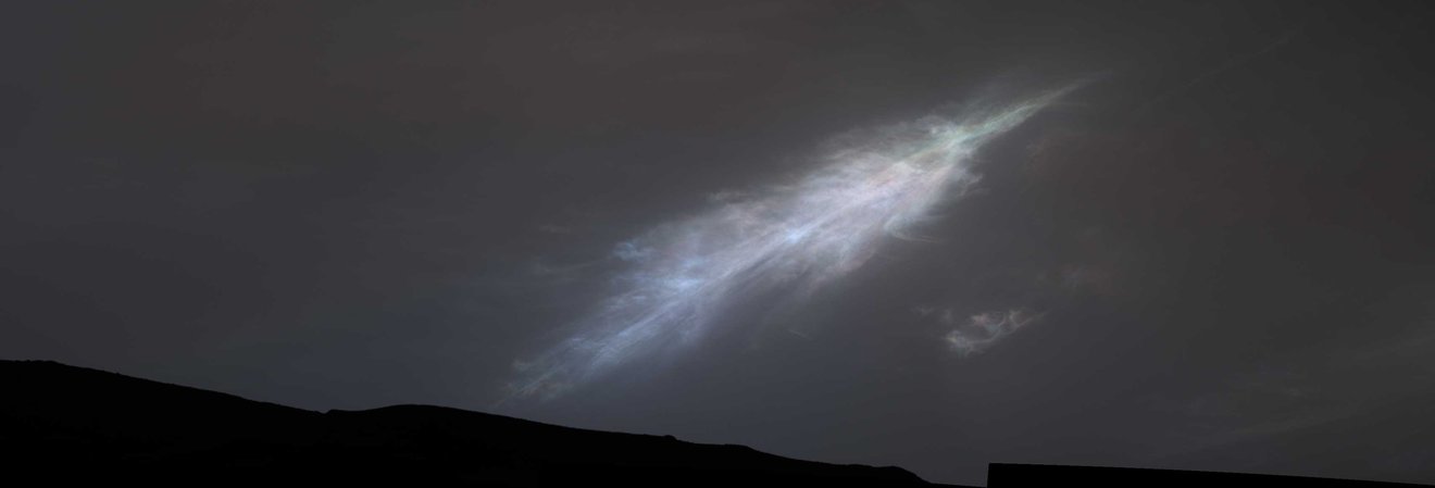 Este es el conjunto de nubes que forma la iridiscencia.