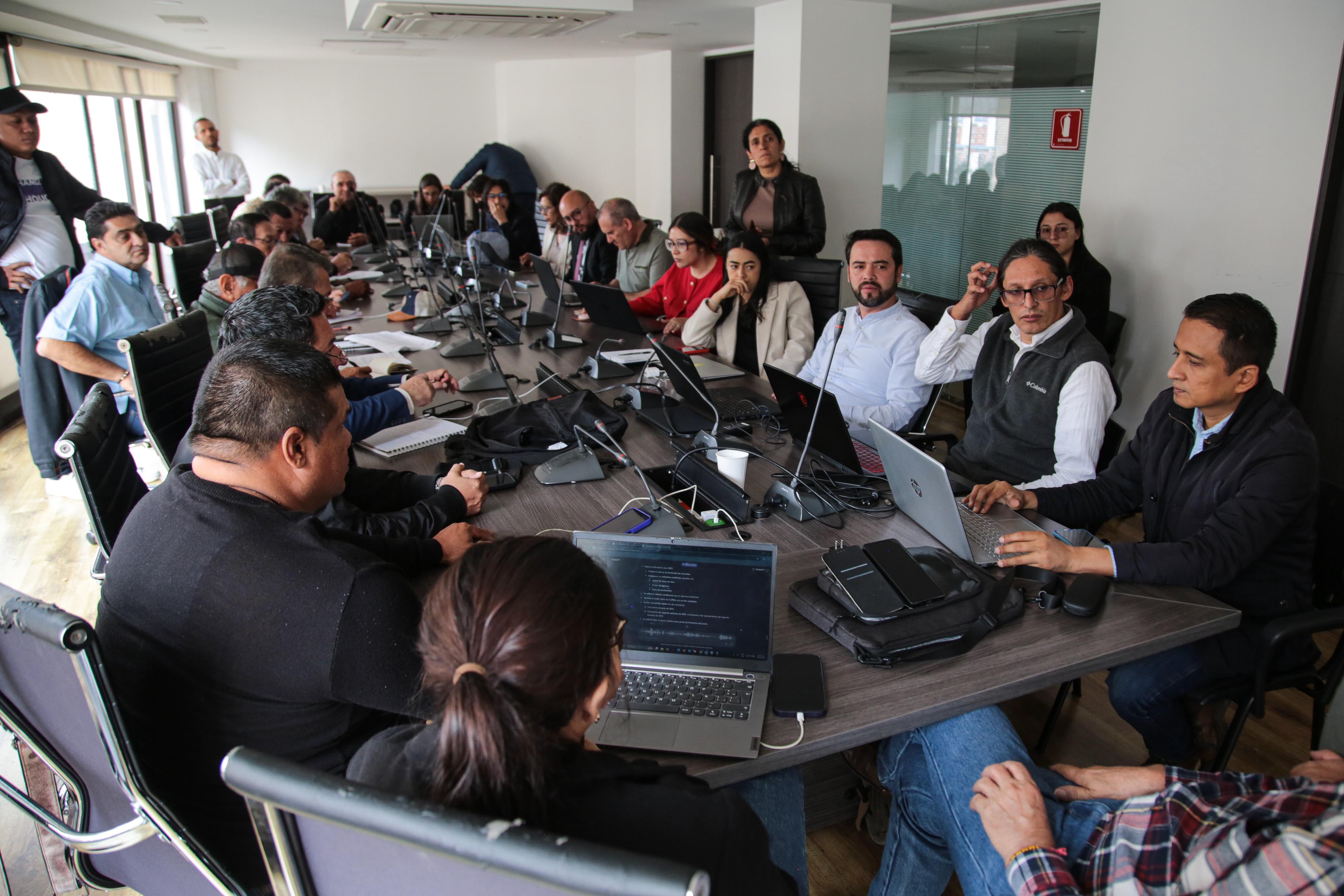 Negociación con arroceros.