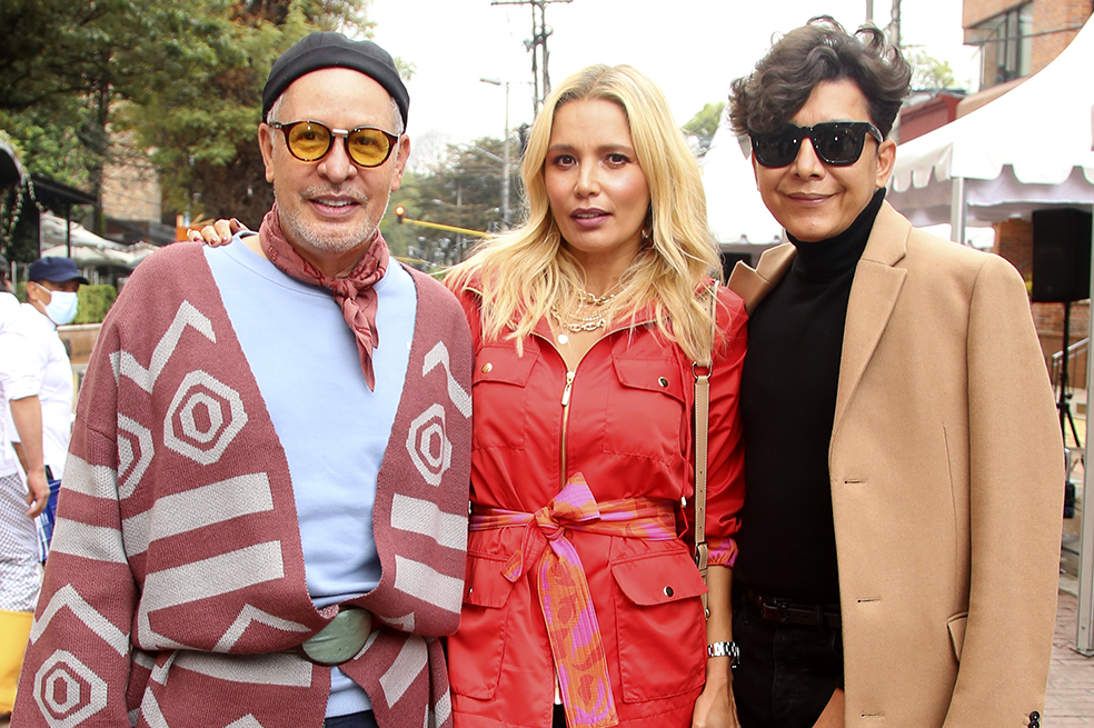 Hernán Zajar, Johana Rubiano y Franklin Ramos